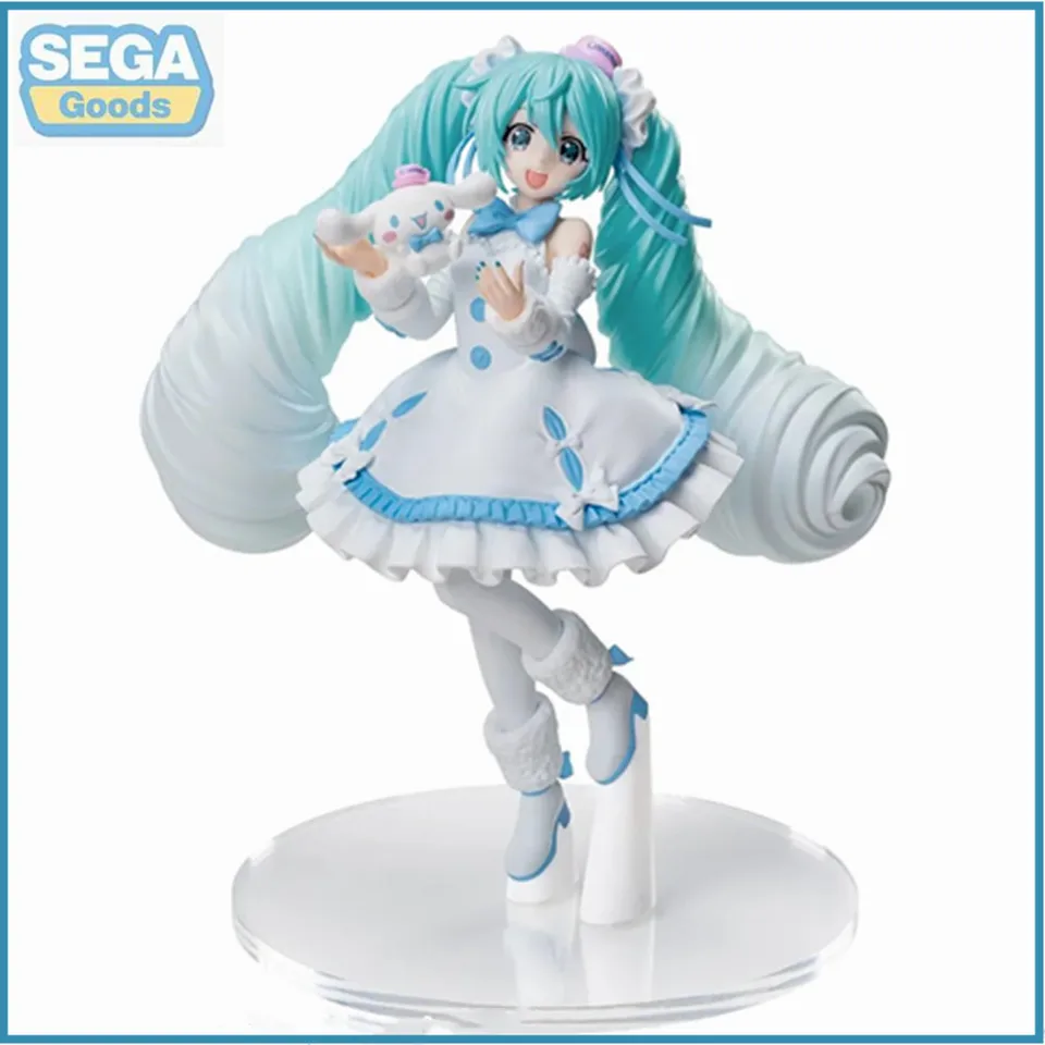 Skladovať originálnu anime postavu Sega Hatsune Miku Luminasta PVC Akčná figurína zberateľa hračiek pre bábiky Model 19cm