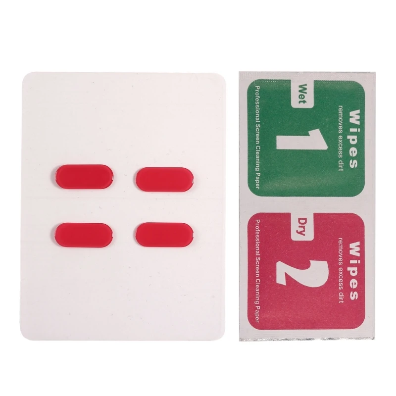 Sklenená myš na korčule slepky na myš Mouse Feet Pad Glides za zaoblené zakrivené hrany pre myš logitechg304 g305