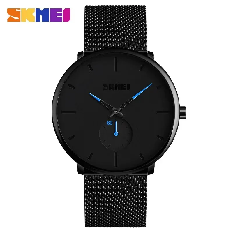 Skmei 9185 30 m nepremokavé veľkého číselníka Quartz Watch relogio Masculino Fashion Muži sledujú kremenné náramkové hodinky Dámske hodinky
