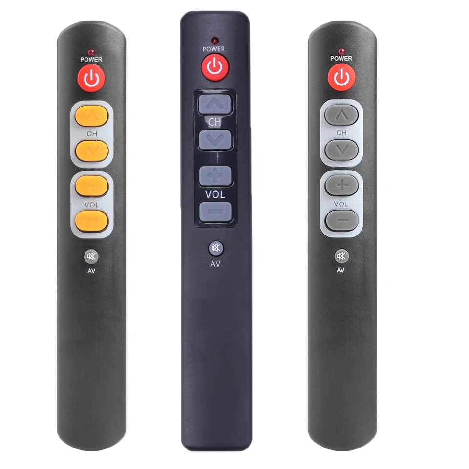 Skopírujte IR diaľkové ovládanie pre TV STB DVD VCR Universal 6 Big Button Learning Electronic Electronic Smart Home Accessories
