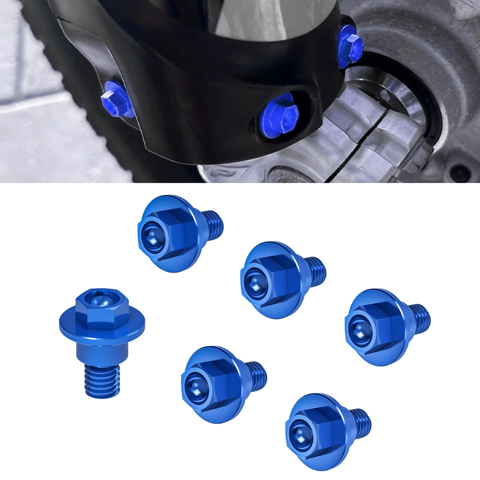 Skrutky predného ochranného skrutiek pre Yamaha YZ125 YZ250 YZ250F YZ450F 2008-2022 WR250F WR450F YZ 125X 250x 250FX 450FX YZ65 YZ85