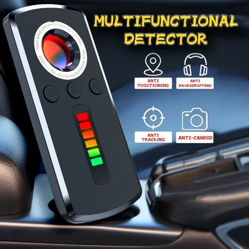 Skrytý detektor fotoaparátu Anti Spy Gadget Profesionálny lovecký signál Infračervený GPS Wiretapping Vyhľadávacie zariadenia Zabezpečenie ochrany ochrany