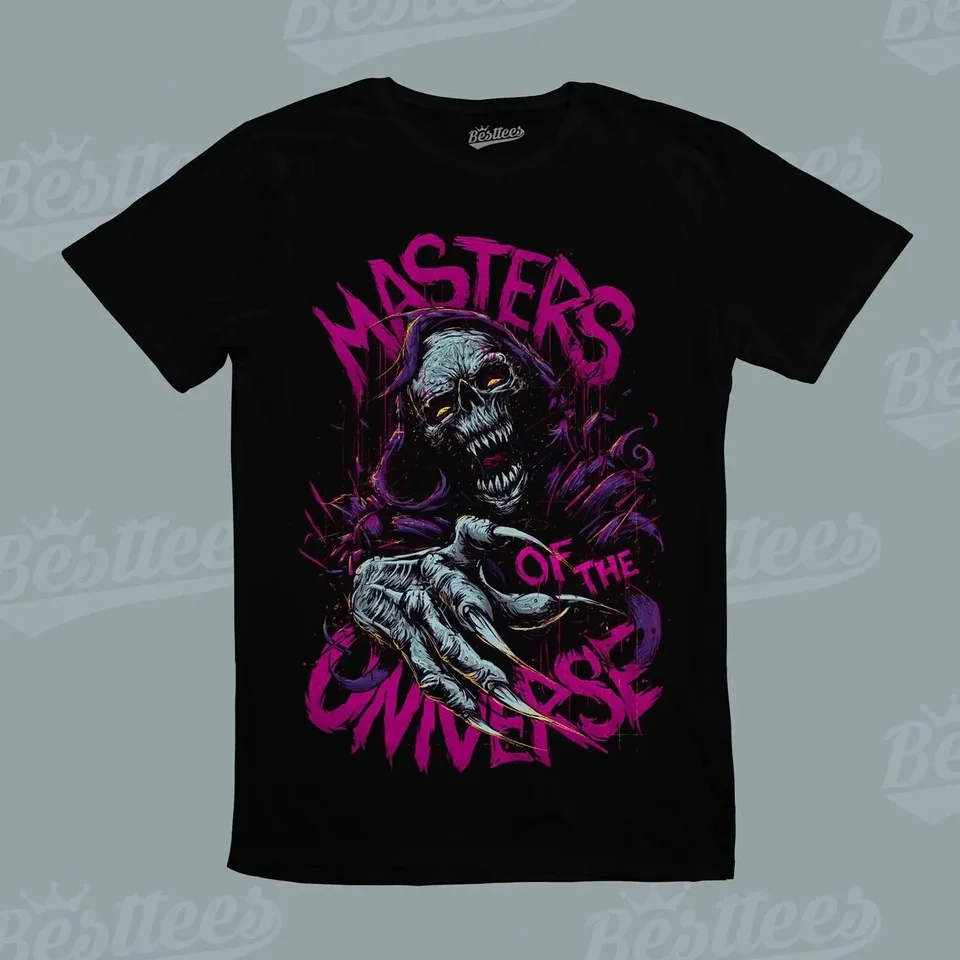 Skull Skeleton Retro 80.s Masters of the Universe Skeletor He-Man tričko tričko