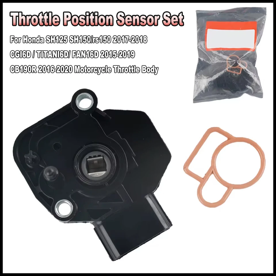 Skupina snímača polohy škrtiacej polohy TPS pre Honda SH125 SH150/RS150 2017-2018 CB190 R Motorcycle Throttle Body TPS 16060-KVS-J01