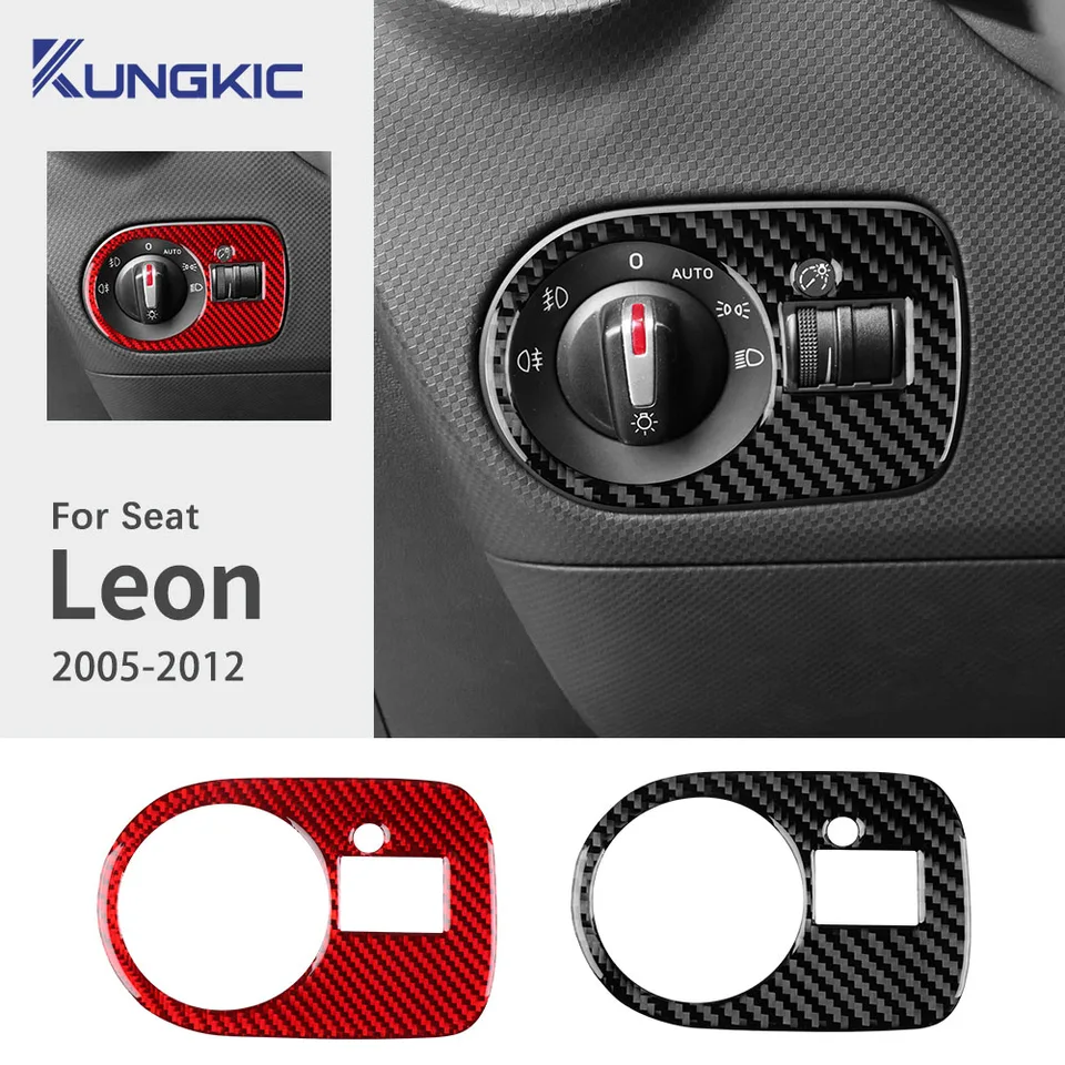 Skutočná nálepka s mäkkými uhlíkovými vláknami pre sedadlo Leon 2005 2006 2007 2008 2009 2010 2011 2011