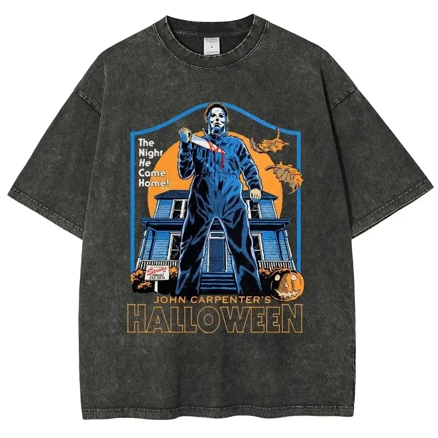 Skutočná vôľa prenasledovať po hororovom umyte tričko Dámske grafické tričko s bavlneným tričkom Unisex Harajuku Streetwear