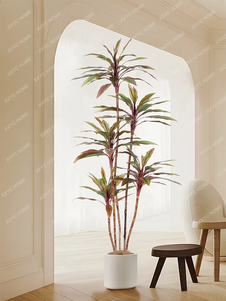 Skutočná zelená rastlina Redleaf Canna Bonsai pokročilé bionické zelené rastlinné pohovky Ozdoby