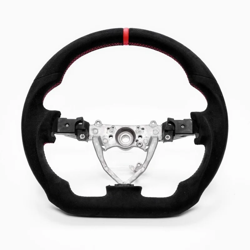 Skutočné kožené kože Alcantara Pla byt Prispôsobené univerzálny volant pre Toyota FJ Cruiser 2007-2014