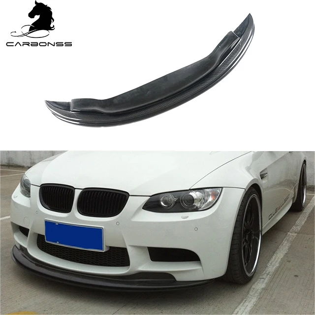 Skutočné predné spojlery na uhlíkové vlákna nárazník GTS Typ pre M3 E90 E92 E93 2008-2012