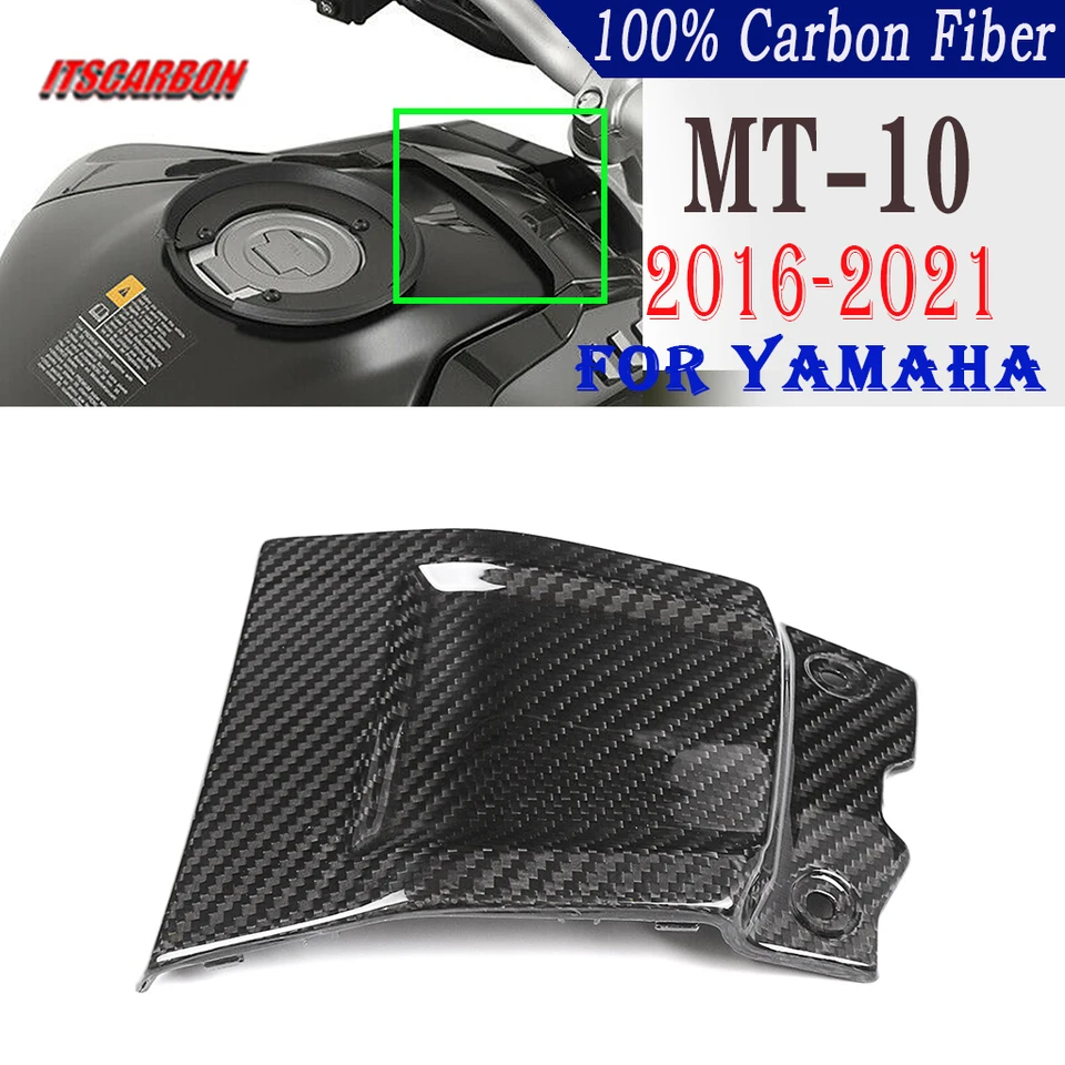 Skutočné suché uhlíkové vlákno predné panely Panely Panely Kiting Súpravy pre Yamaha MT10 MT-10 FZ-10 2017-2019 2020 2021