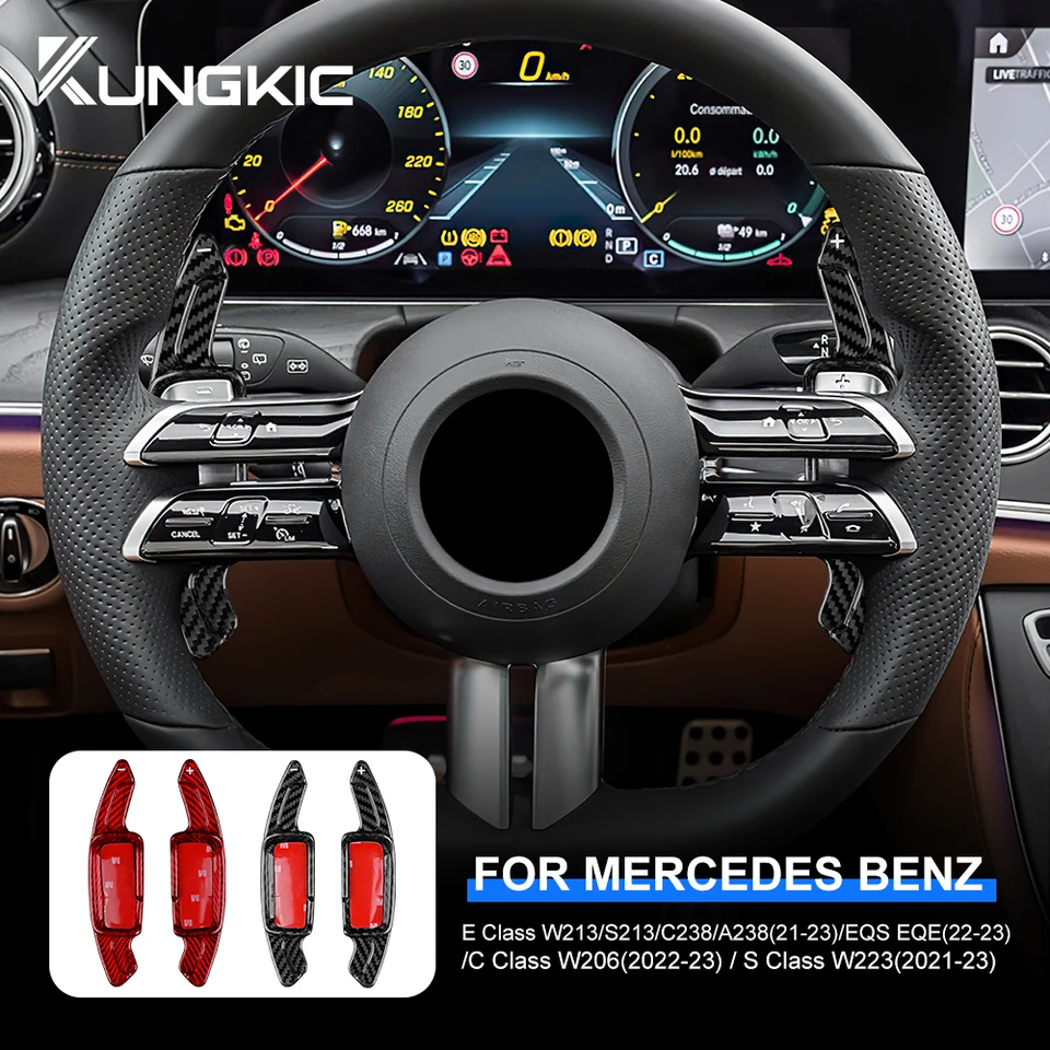 Skutočné tvrdé uhlíkové vlákno pre Mercedes-Benz C Class W206 E Class W213 S213 C238 A238 S CLASS W223