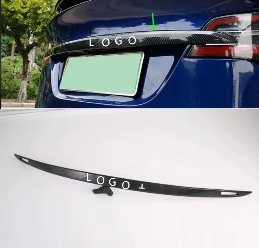 Skutočné uhlíkové vlákno pre model Tesla Model XS 2018 2019 2020 Zadný kmeň zadné zadné dvere Trunk Trunk forming YJD