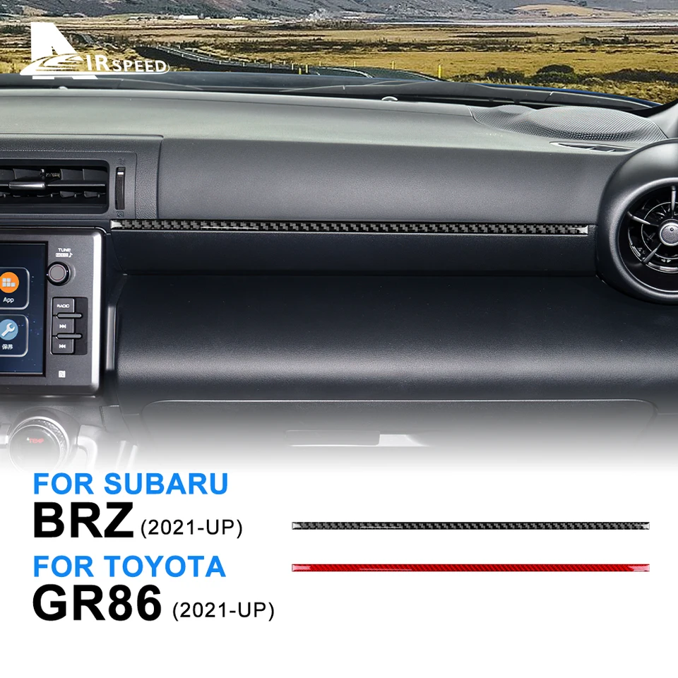 Skutočné uhlíkové vlákno pre Subaru BRZ Toyota GR86 2021 2022 2023 2024 ORIS ORIS COPO-Pilot Central Control Strip STRECER ADPOREBO
