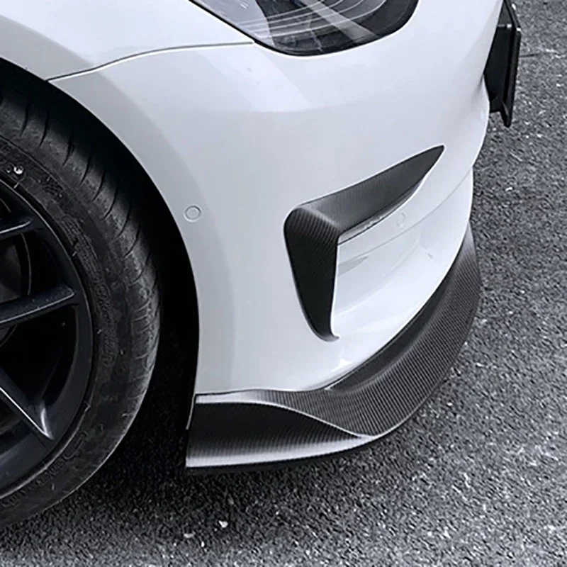 Skutočné čalúnenie predného svetla uhlíkových vlákien pre model Tesla Model 3 2021-2023 Lampta Čepeľ Cover Decor Sticker 3K 240G DUCHU SUCHNOSŤ Auto