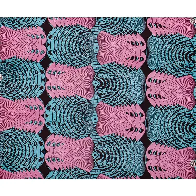 Skutočný africký voskový vosk Nigérijský blok Ankara Block výtlačky Batik Hollandaise Tkanina Dutch Pagne 6yard pre šitie handrice 2024