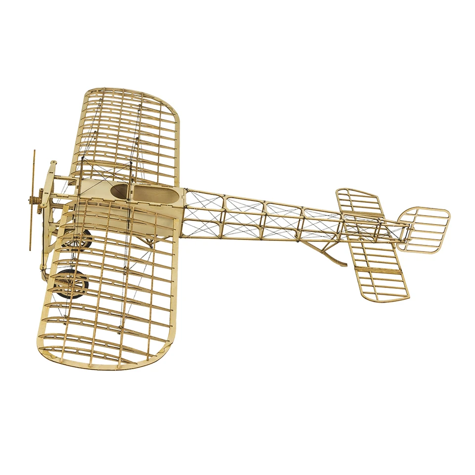 Skutočný Hawk Bleriot XI Lietadlo Stupnica 1:20 Lietadlo drevo Model DIY Model Sada drevných hračiek Ozdoby Detský darček