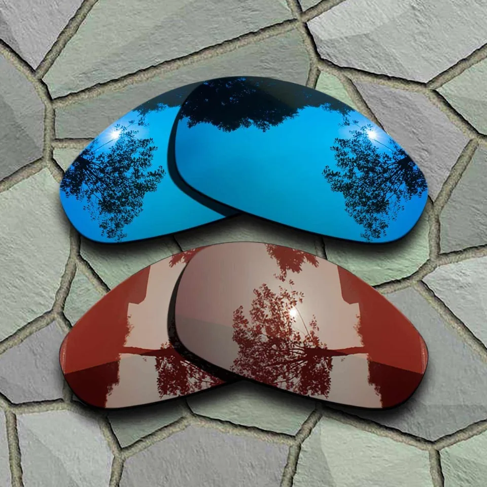 Sky Blue & Bronz Brown Slnečné okuliare Polarizované náhradné šošovky pre Oakley Juliet