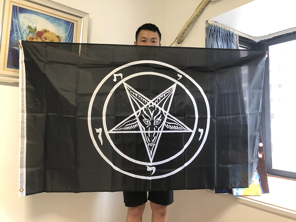 Sky Flag Satan Flag 3x5 FTS 90x150cm Polyester Závesný rímskokatolícky kostol rytier