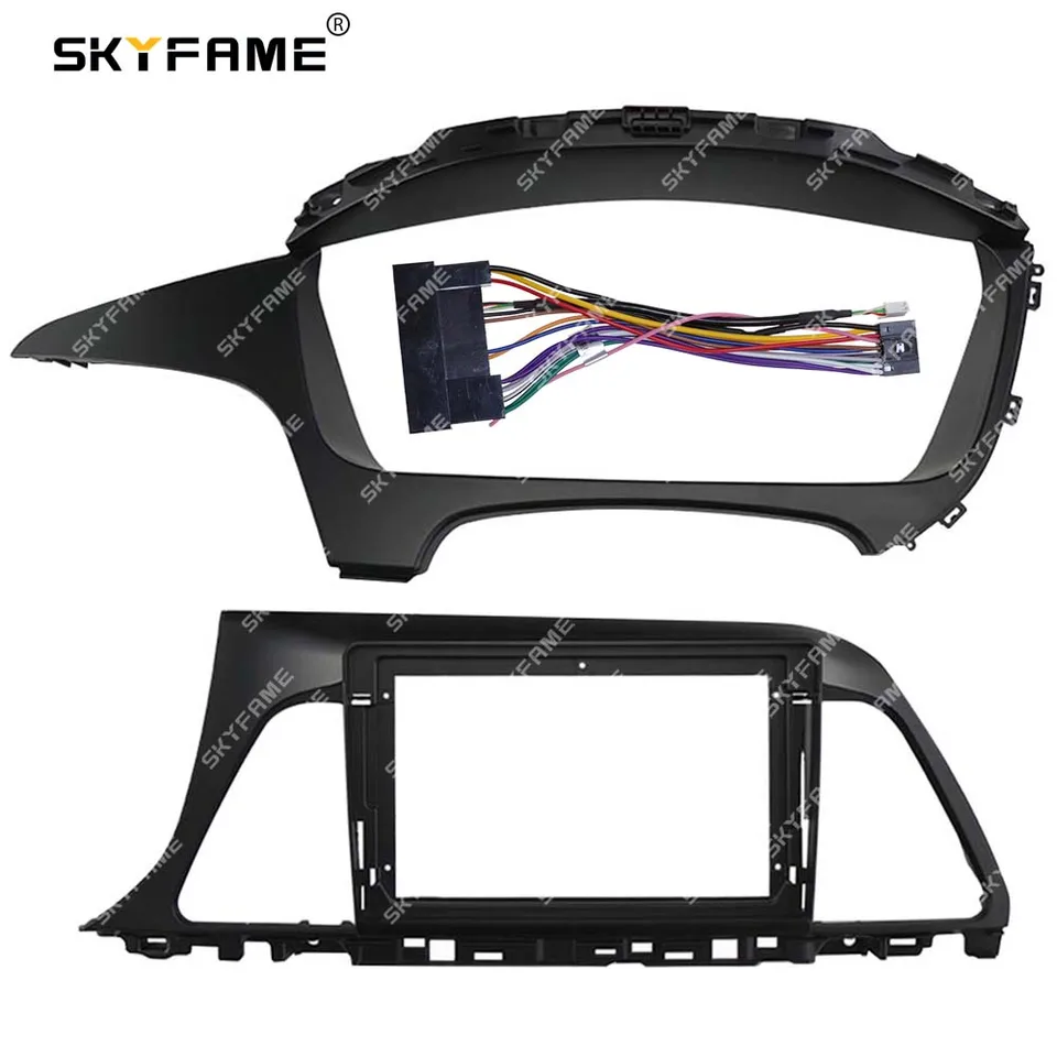 SkyFame Car Frame Fascia Adapter Android Radio Dash Panel Panel Kit pre Hyundai Sonata 9