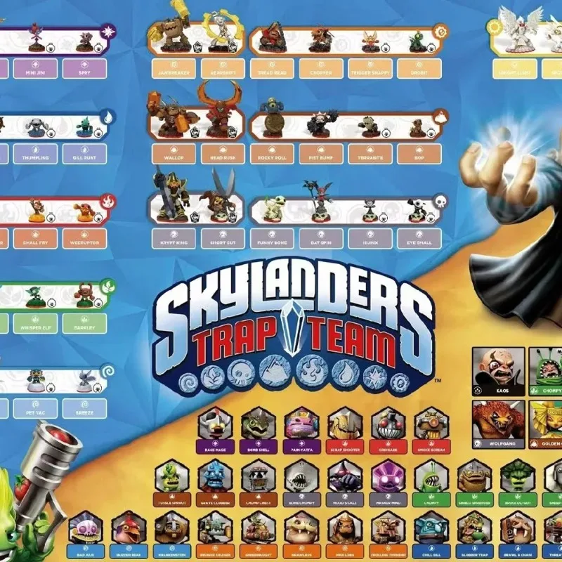 Skylander Trap Team Game Console Chip Cards Spyro Dragon Battle Challenge Boys Gift P2