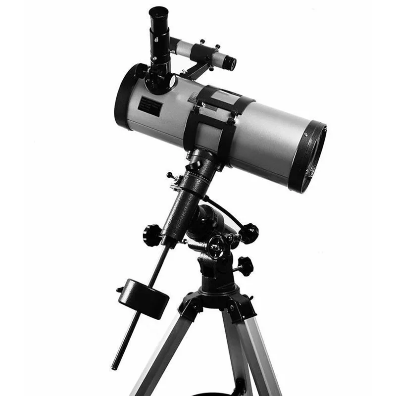 Skyoptikst 1000x 114 mm reflektor astronomický ďalekohľad biely vysokovýkonný rovník Rovník Mount Space Star Planet Moon Saturn Jupiter