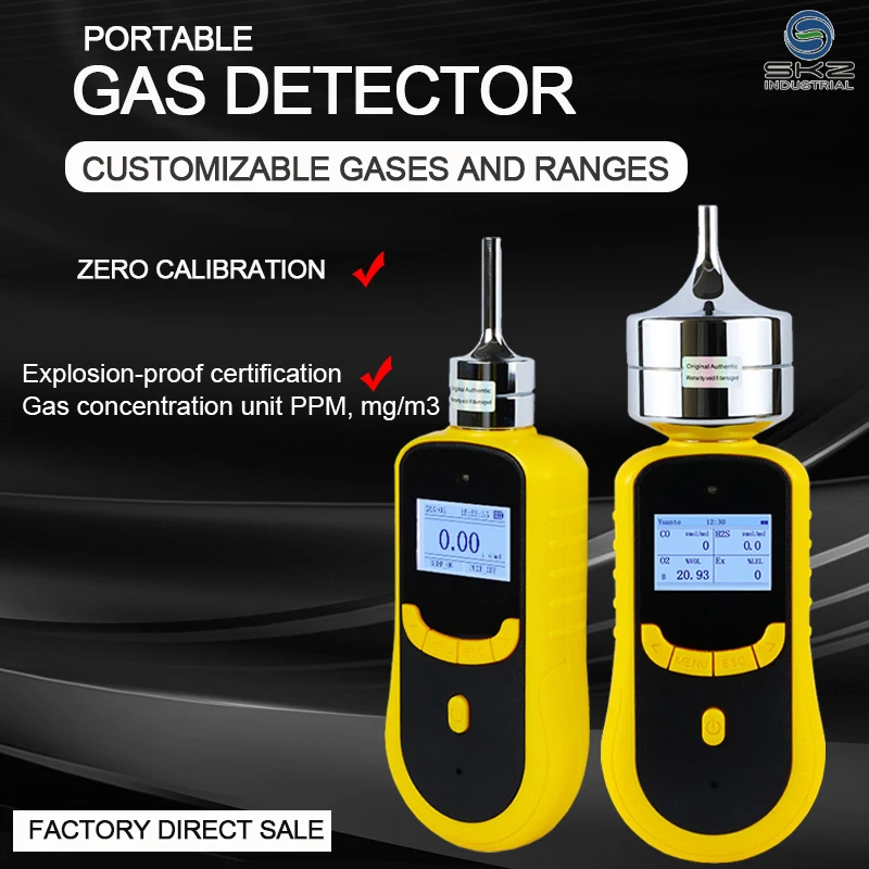 SKZ1050C-CO2/H2S/O2/CH4 detektor plynu ANGELER MONER Analyzátor Analyzátor prenosný detektor úniku plynu