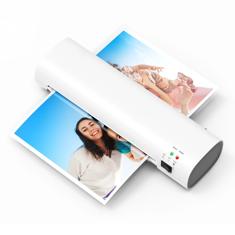 SL268 Desktop Laminator Stroj A4 HORU A COLD LAMINÁCIA 2 valčekový systém 9 palcov maximálna šírka pre laminácie A4/A5/A6