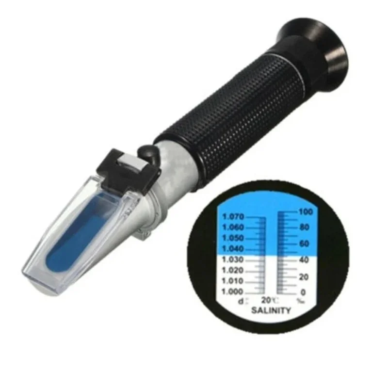 Slanosť refraktometra merača voda Morine 0 ~ 10% Salt Aquarium Test Tester Digitálny pH Meter Aquario Pôda AU22 19 Dropship