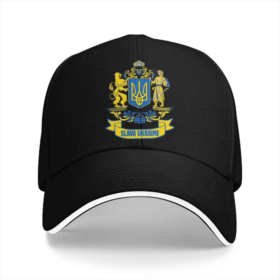 Slava Ukrajina ukrajinská baseballová čiapka Men klobúky Ženy Visor Sunprotection Snapback Caps