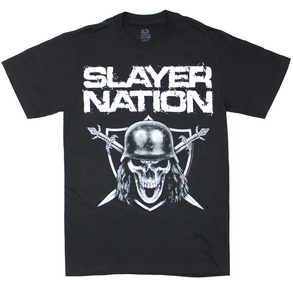 Slayer Men's Slayer Nation Tričko malé čierne