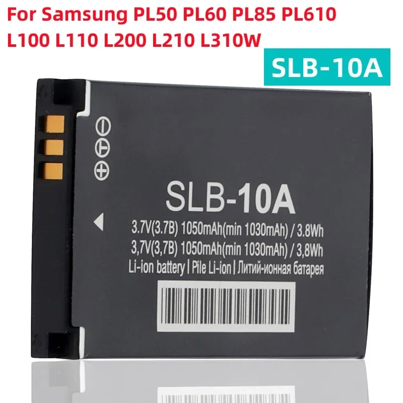 SLB-10A SLB10A SLB 10A Výmena fotoaparátu pre Samsung PL50 PL60 PL85 PL610 L100 L110 L200 L210 L310W