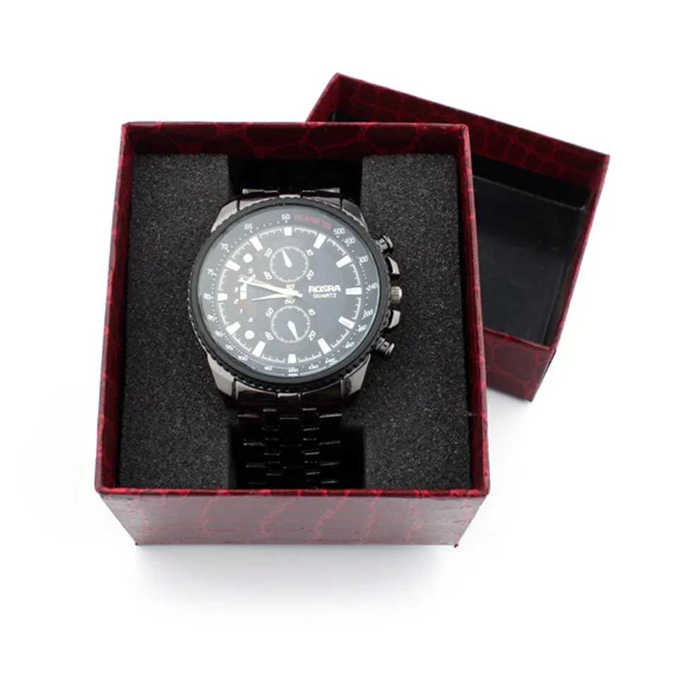 Sledovanie škatule Krokodílový vzor matný retro high -end darčekový box odolný náramok