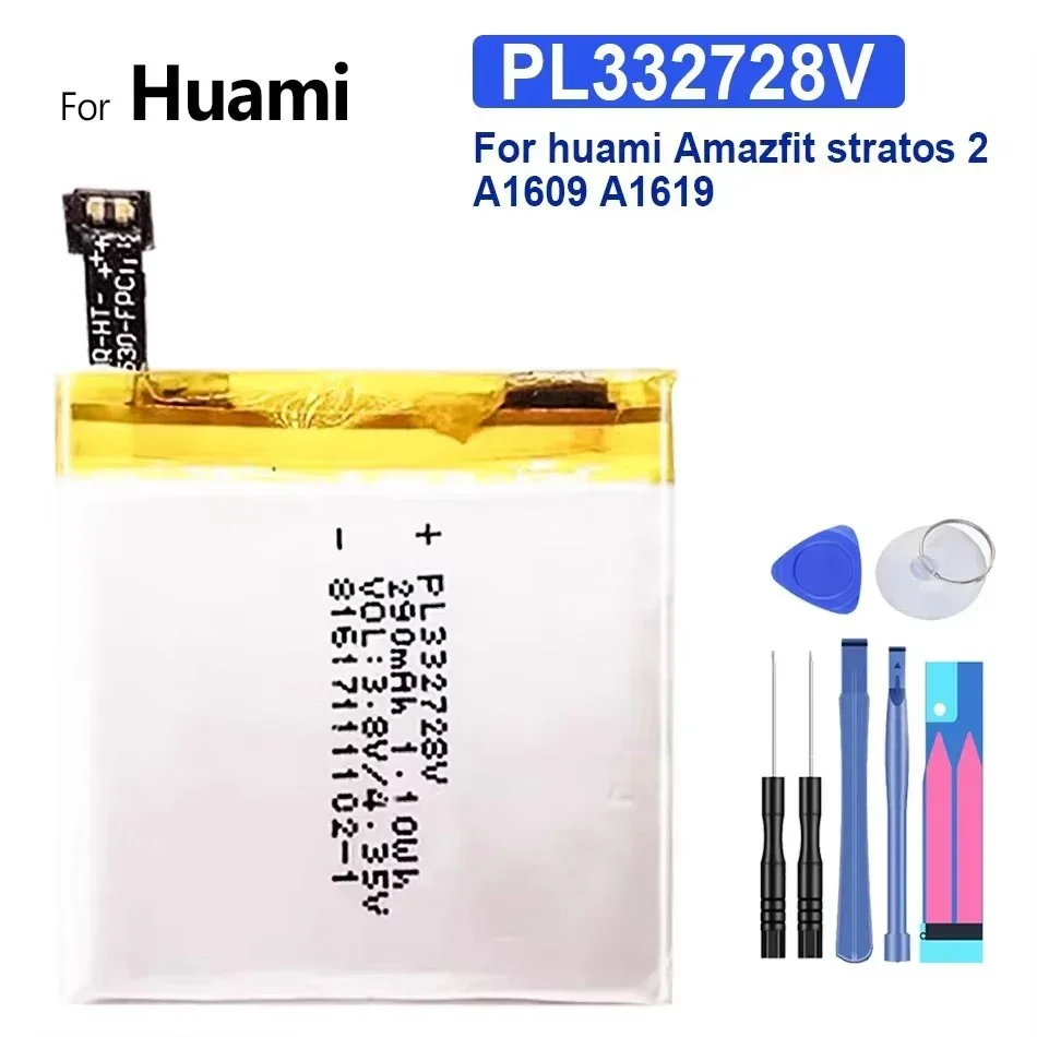 Sledujte batériu pre Huami AmazFit T-Rex Pro/Res Sport 2/Verge Lite Global/Stratos II 2 A1609/pre AmazFit Ares BIP GTR/Sports Watch