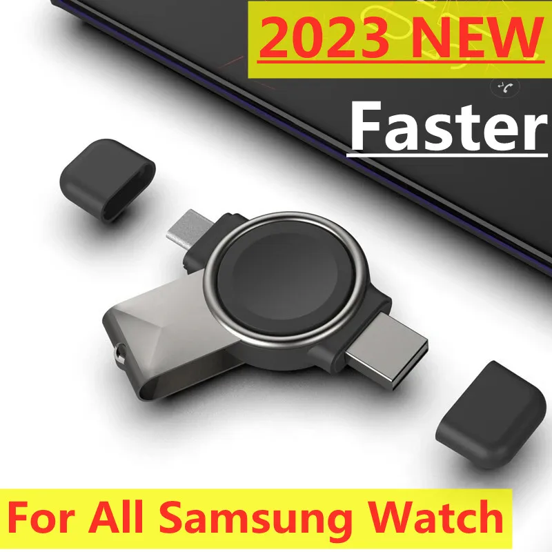 Sledujte bezdrôtovú nabíjačku pre Galaxy Watch 6 nabíjačku C Rýchle nabíjanie Dock Station pre Samsung Galaxy Watch 5 Pro/4/3/Active 2