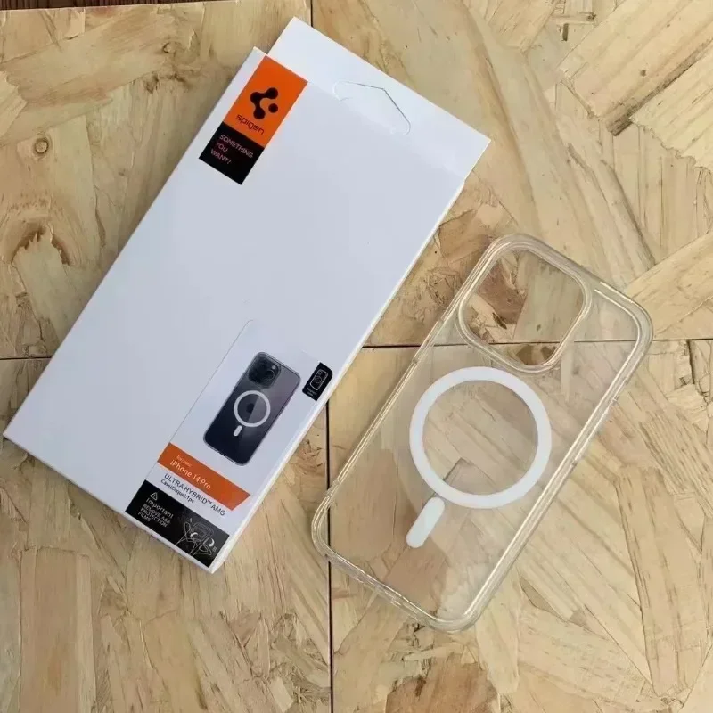 Sledujte nové SP pre iPhone 12 13 14 16 Pro Max Transparentné magnetické ochranné puzdro pre 15 pro max
