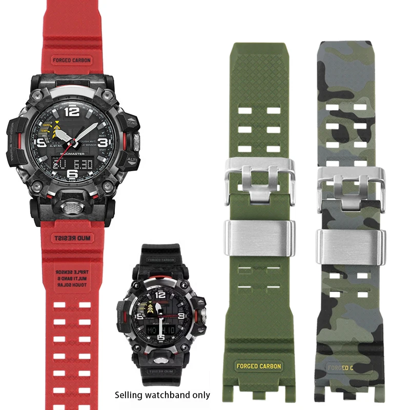 Sledujte príslušenstvo pre Casio G-Shock GWG-2000 GWG-2040 MADMASTER Výmena remienkov Men Športový vodotesný náramok živice