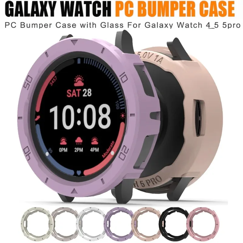 Sledujte puzdro pre Samsung Galaxy Watch4 5 44 mm 40 mm Silikónový ochranný kryt TPU Bumper pre Galaxy Watch 5Pro 45 mm príslušenstvo