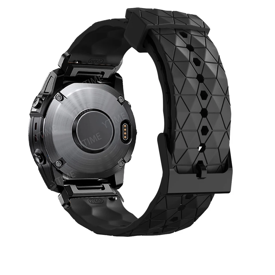 Sledujte pásové pásové popruhy pre Garmin Fenix ​​6x 6 Pro 7x 7 Easyfit Wristband Fenix ​​5 5x Plus 3 hod.