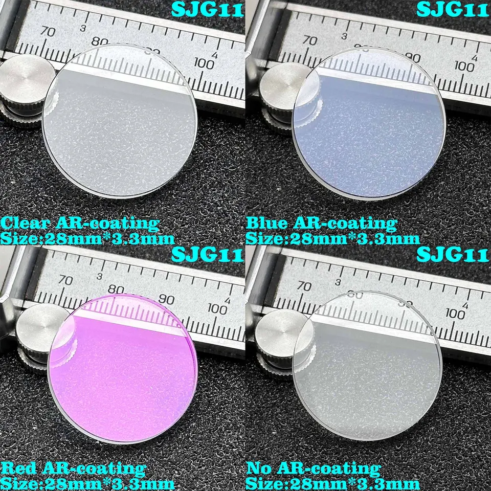 Sledujte sklo 28 mm*3,3 mm ploché zafírske krištáľové malé skamence pre sériu SKX 013 SKX Series 015