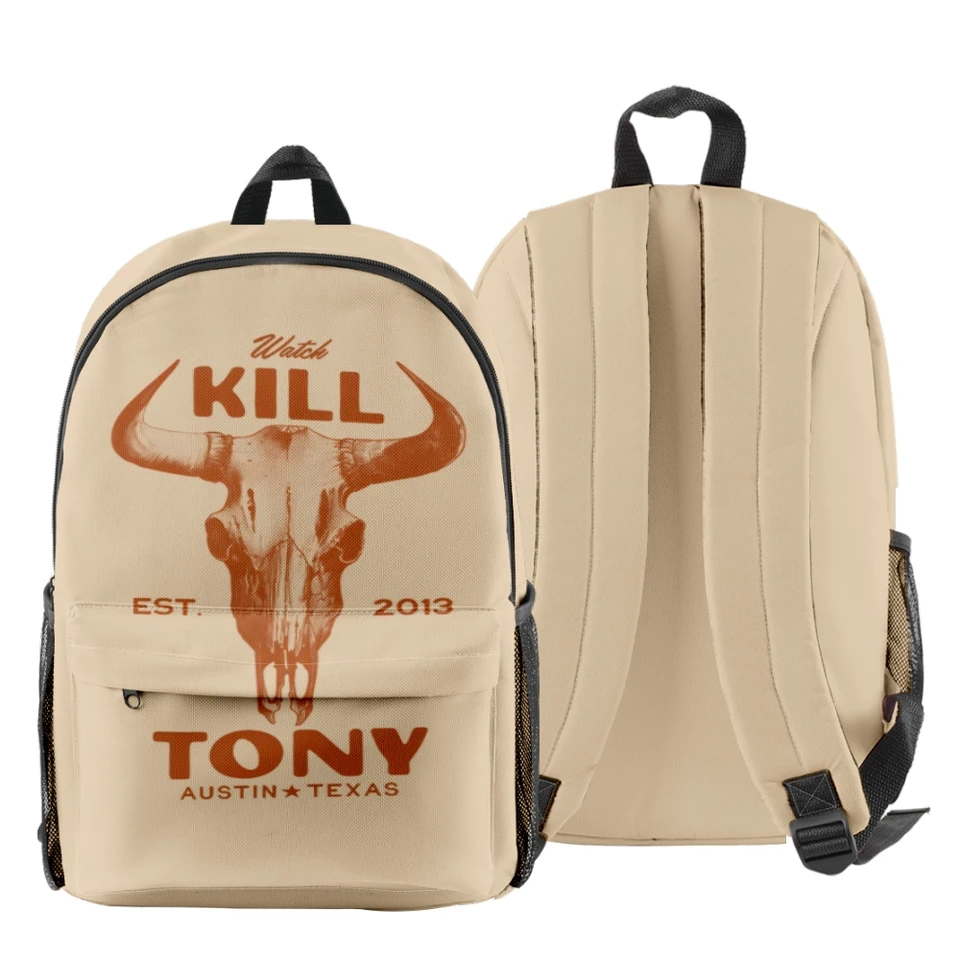 Sledujte zabitie batohu Tony Batoh Ženy Men ramená s taškou Príležitostné cestovné tašky unisex unisex unisex