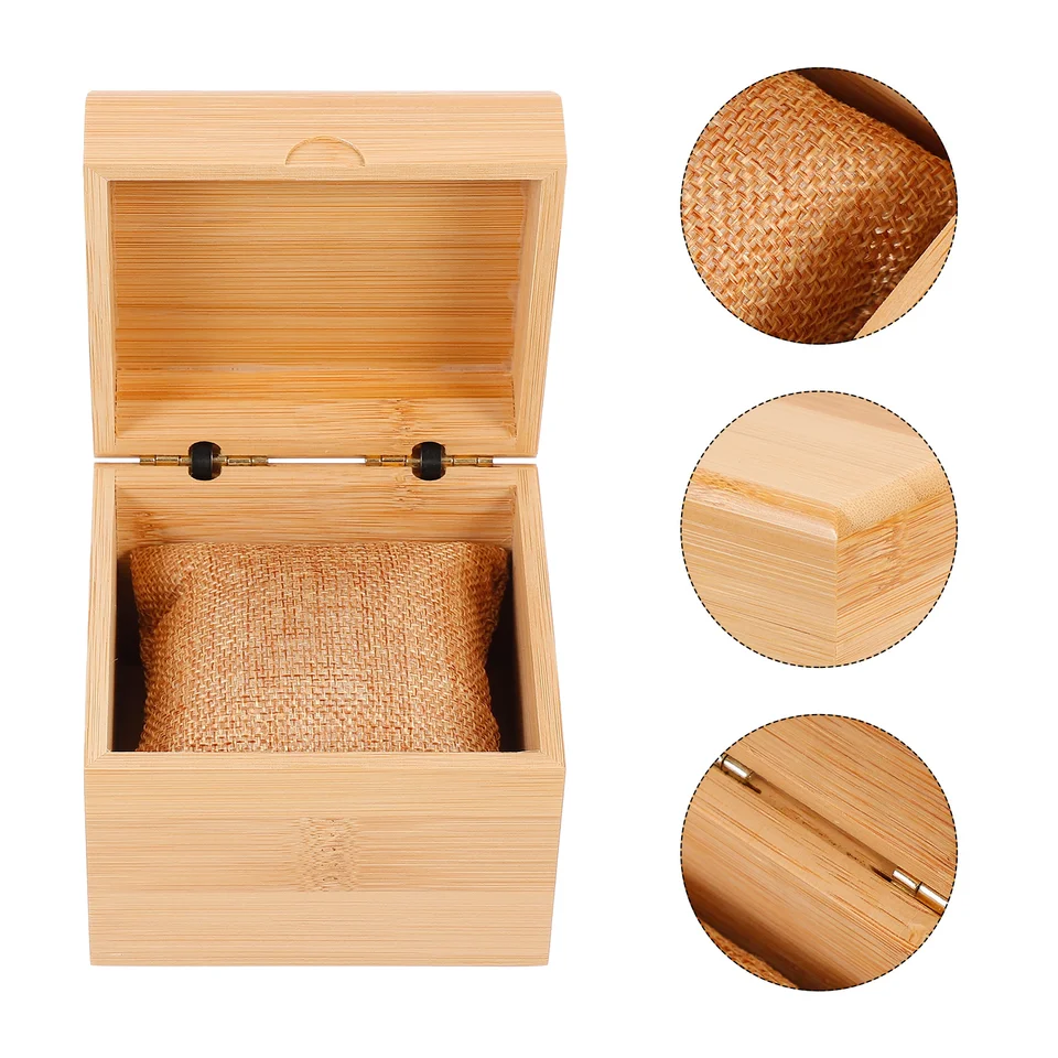 Sledujte úložné boxy Winder Boxes Pánske organizátor Organizátor Drevené popruhy hodinky na náramok