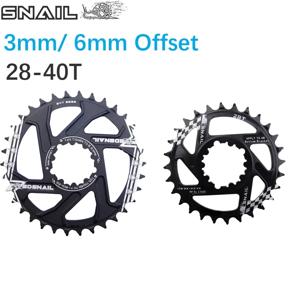 Slimák Round Round 3mm 6 mm posun pre SRAM Direct Mount Eagle 28 30 32 34 36 38 40T zubné koleso X9 X0 XX1 XO1 MTB BIKE BB30