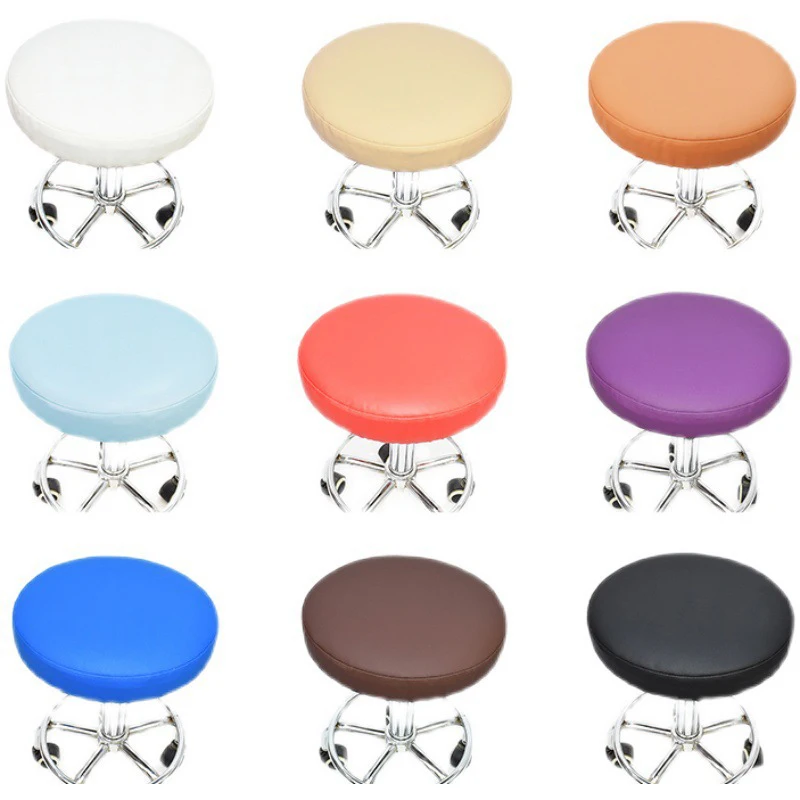 Slipcover for Stolil Stoličky All Inclusive Bar Stool SEAT Cover s elastickými pásmi PU kožené okrúhle kreslo