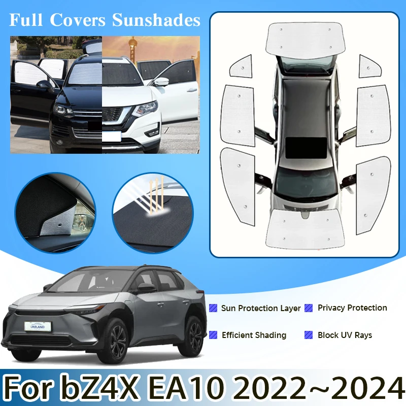 Slnečné auto pre Toyota BZ4X 2023 Príslušenstvo Subaru Solterra EA10 2022 2024