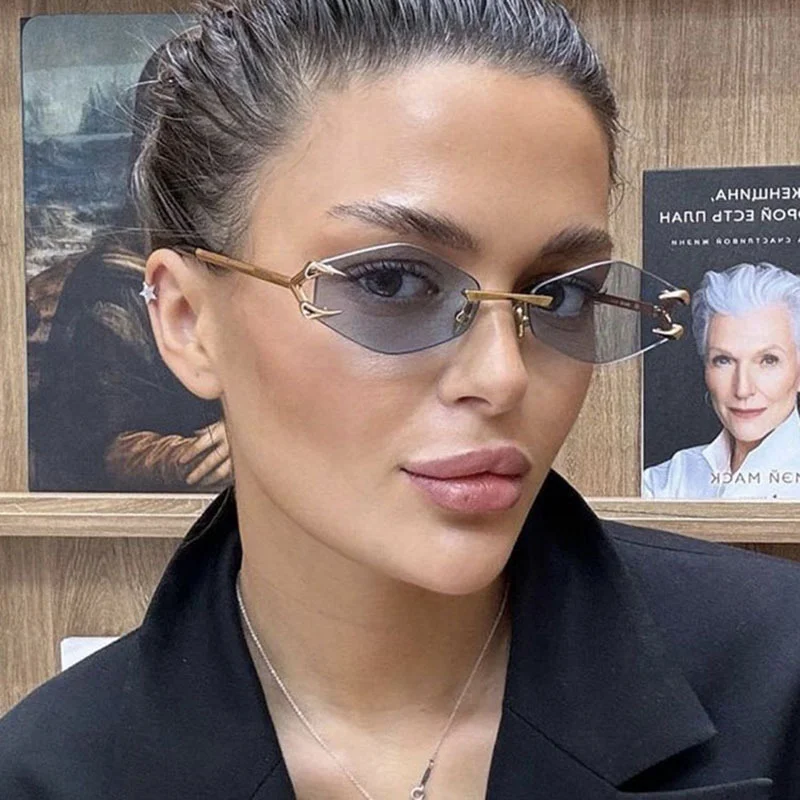 Slnečné okuliare Prispôsobené rámové okuliare Polygonálne módne slnečné okuliare Príležitostné hip-hopové trendové slnečné okuliare Muži