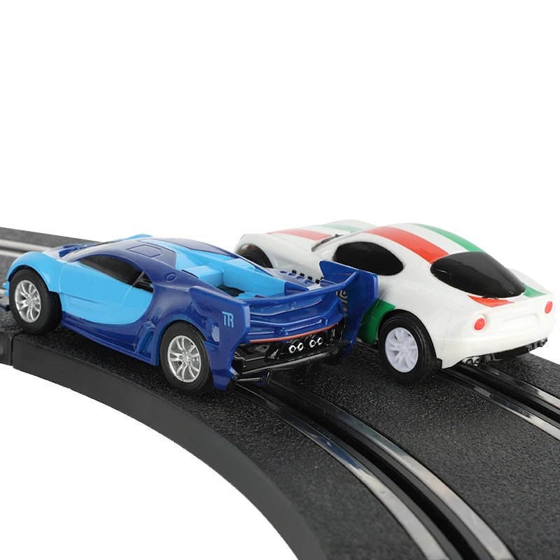 Slot Car 1 64 1/64 1:64 Vozidlo Elektrické vysokorýchlostné pretekárske dráhy Polizei Racing Cars Autom