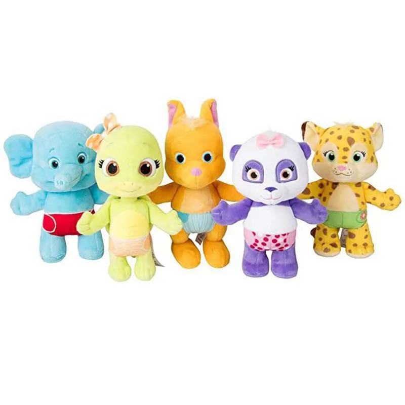 Slovná strana plyšová hračka Lulu Bailey Kip Franny Tilly Plushie Figure Educational Plnené zviera Soft