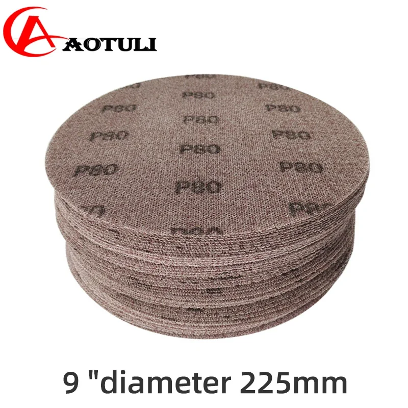 Slová brúska brúska Disk 9 v 225 mm pre Festool/Mirka/3M ECT ECT Sander Alumina bez prachu bezprákového pieskového pieskovca