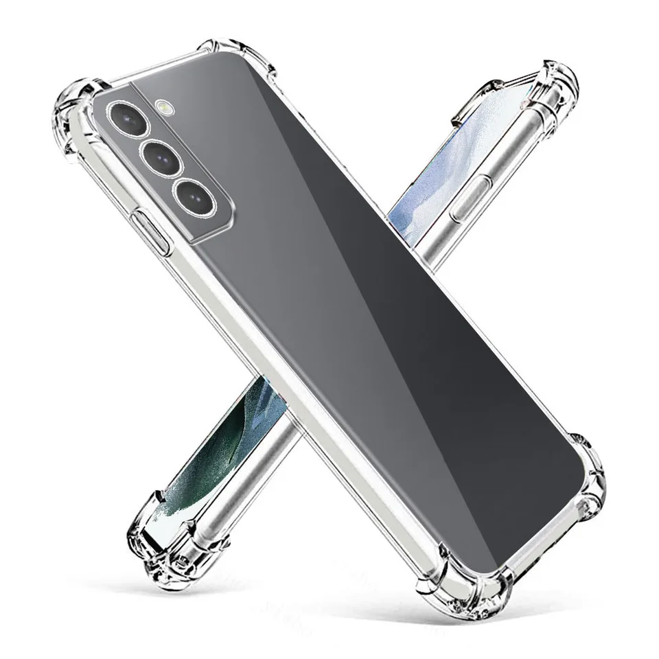 Služný silikónový mäkký puzdro pre Samsung Galaxy S24 S23 Fe S22 Ultra S21 S20 Fe Poznámka 20 Ultra S10 S9 S8 10 Plus 9 8 zadný kryt