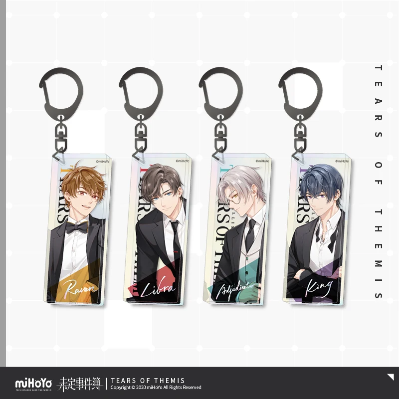 Slzy oficiálneho Merch Mihoyo Original XD Series Acryl Pendant Marius von Hagen Luke Pearce Artem Wing Vyn Richter